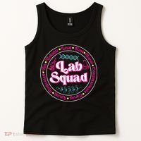 Pink Lab Squad Lab Scientist Microbiologist Tank Top thumb 2
