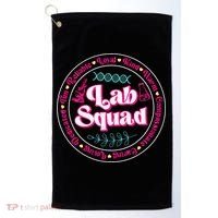 Pink Lab Squad Lab Scientist Microbiologist Golf Towel thumb 0