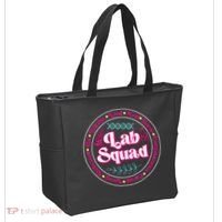 Pink Lab Squad Lab Scientist Microbiologist Tote Bag thumb 2