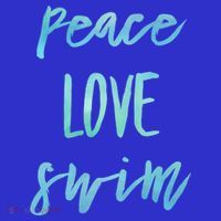 Peace Love Swim Funny Gift Swimmer Gift For Teen Women's Tank Top thumb 5