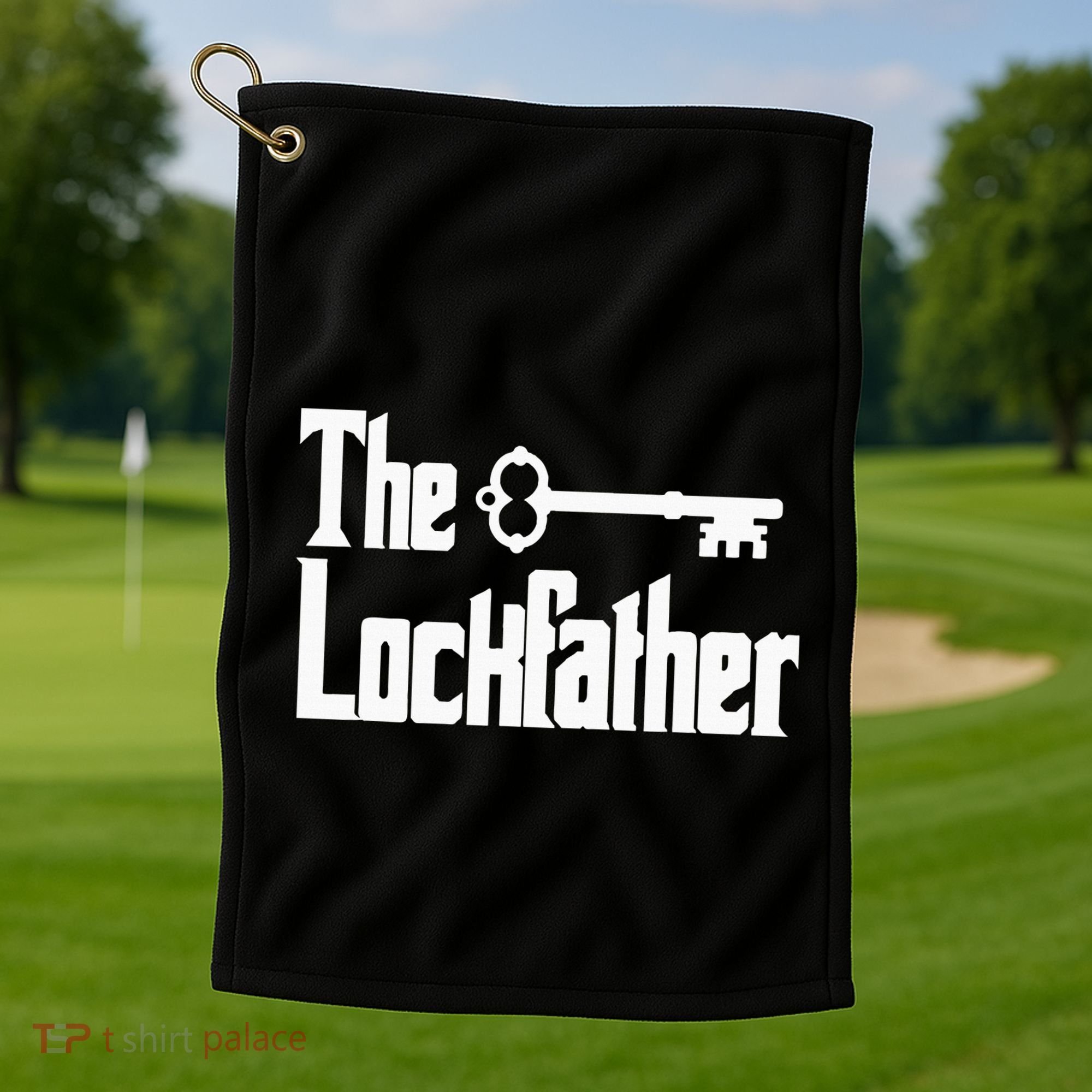 Professional Locksmith The Lockfather Golf Towel