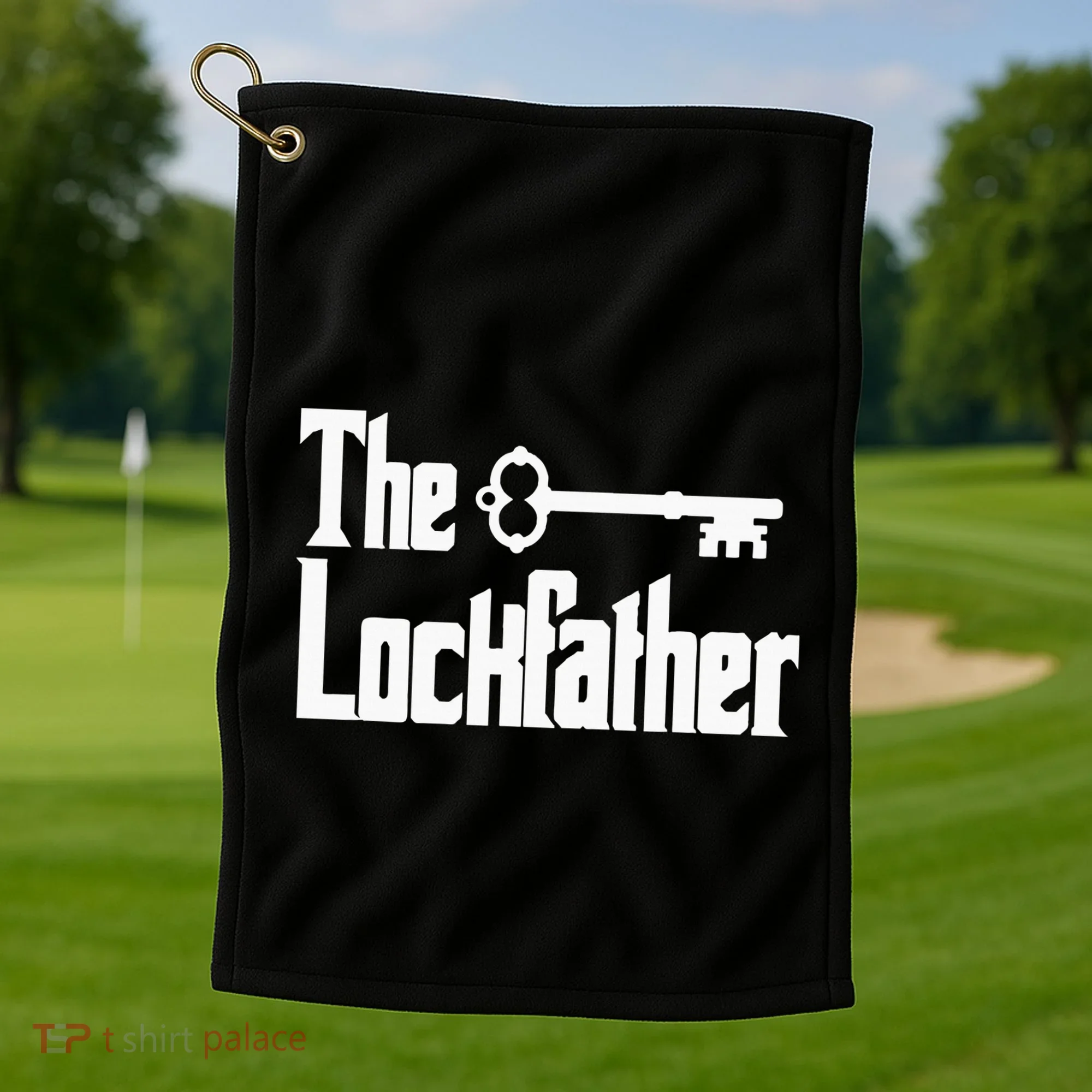 Professional Locksmith The Lockfather Golf Towel