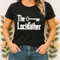 Professional Locksmith The Lockfather Women's T-Shirt thumb 2