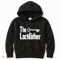 Professional Locksmith The Lockfather Kids Hoodie thumb 0