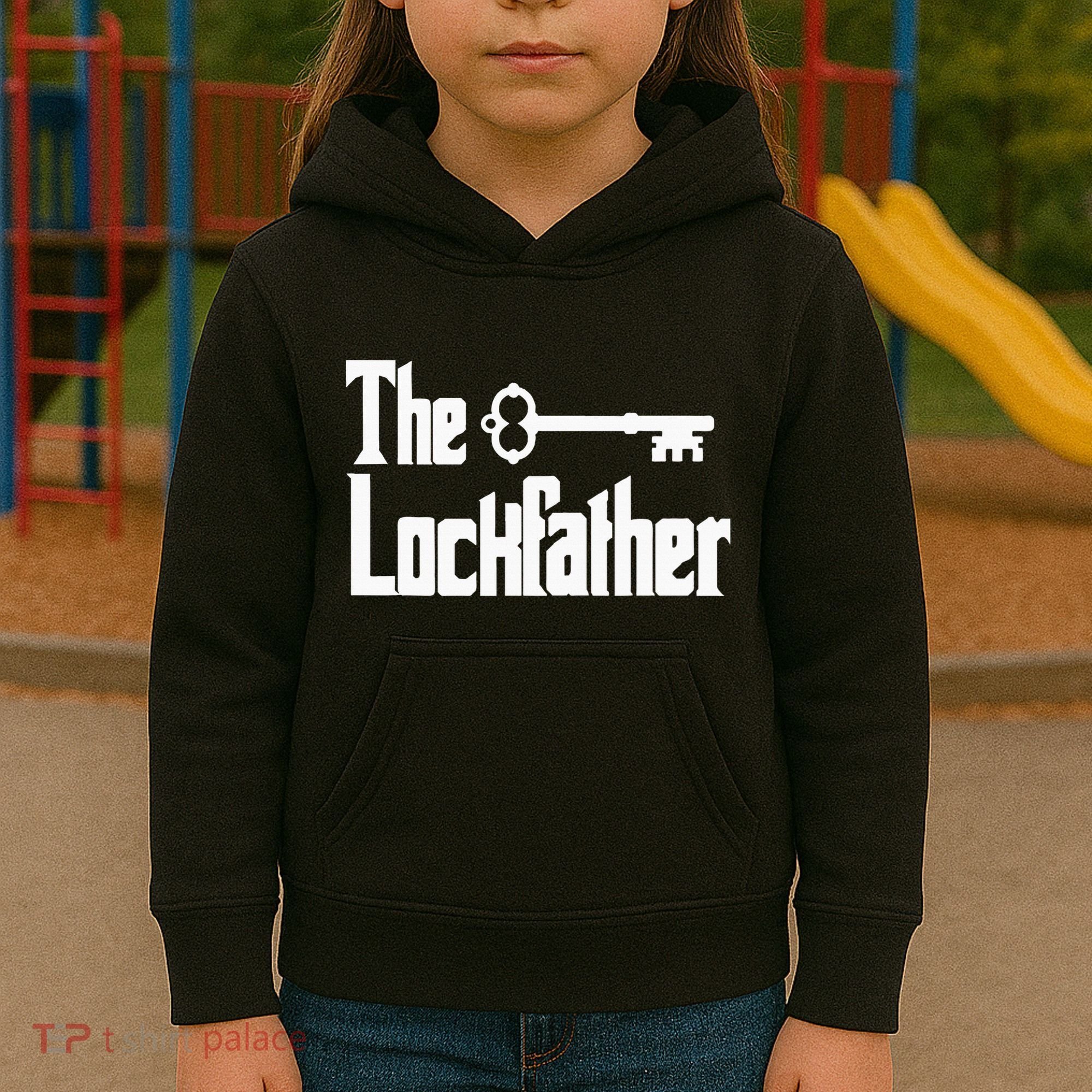 Professional Locksmith The Lockfather Kids Hoodie