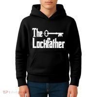 Professional Locksmith The Lockfather Kids Hoodie thumb 4