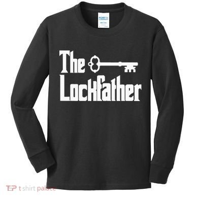 Professional Locksmith The Lockfather Kids Long Sleeve Shirt