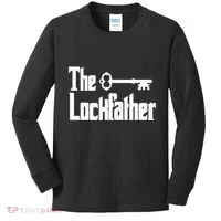 Professional Locksmith The Lockfather Kids Long Sleeve Shirt thumb 0