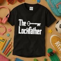 Professional Locksmith The Lockfather Kids T-Shirt thumb 3