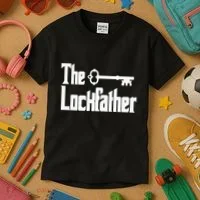 Professional Locksmith The Lockfather Kids T-Shirt thumb 3