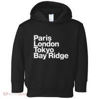 Paris London Tokyo Bay Ridge Toddler Hoodie thumb 0