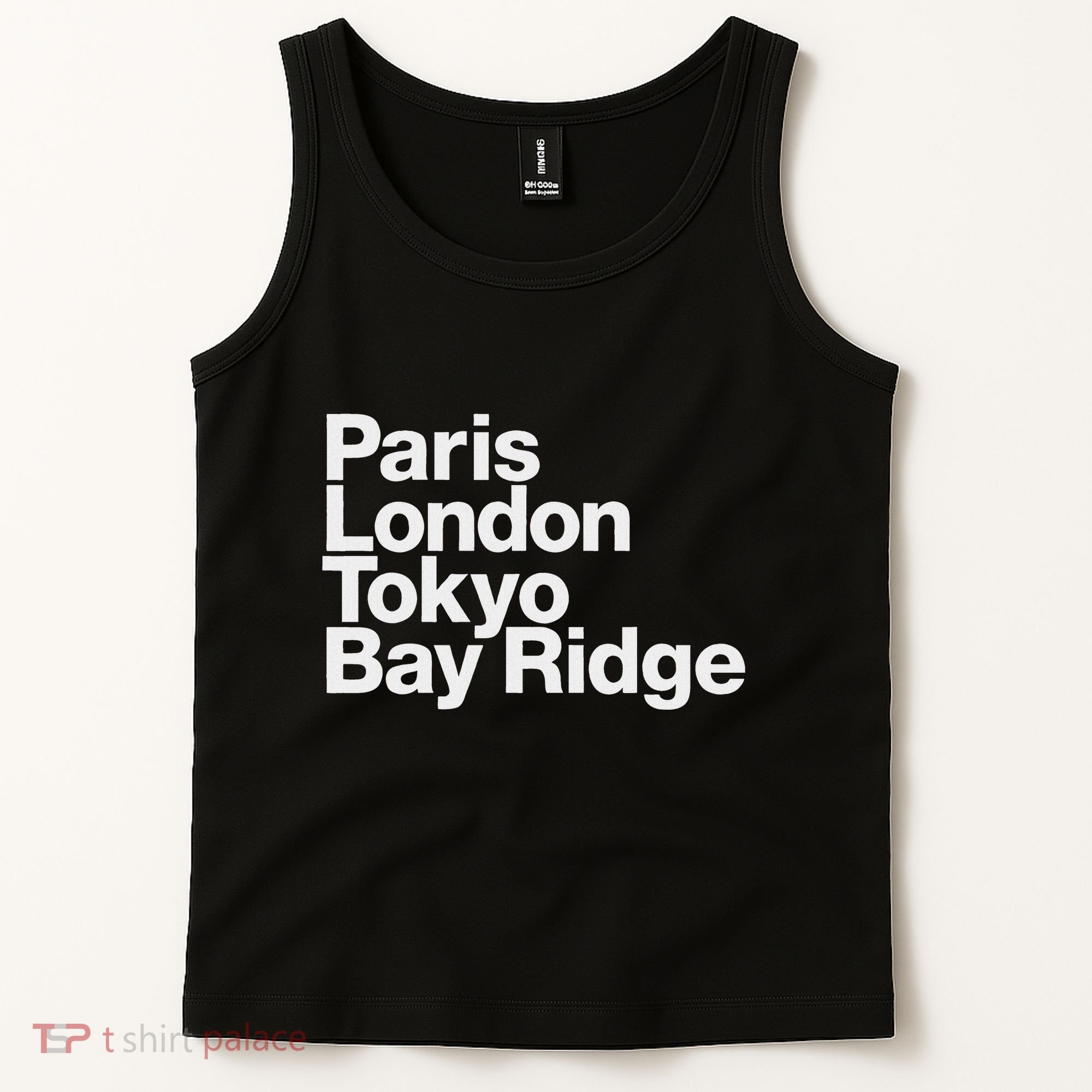 Paris London Tokyo Bay Ridge Tank Top