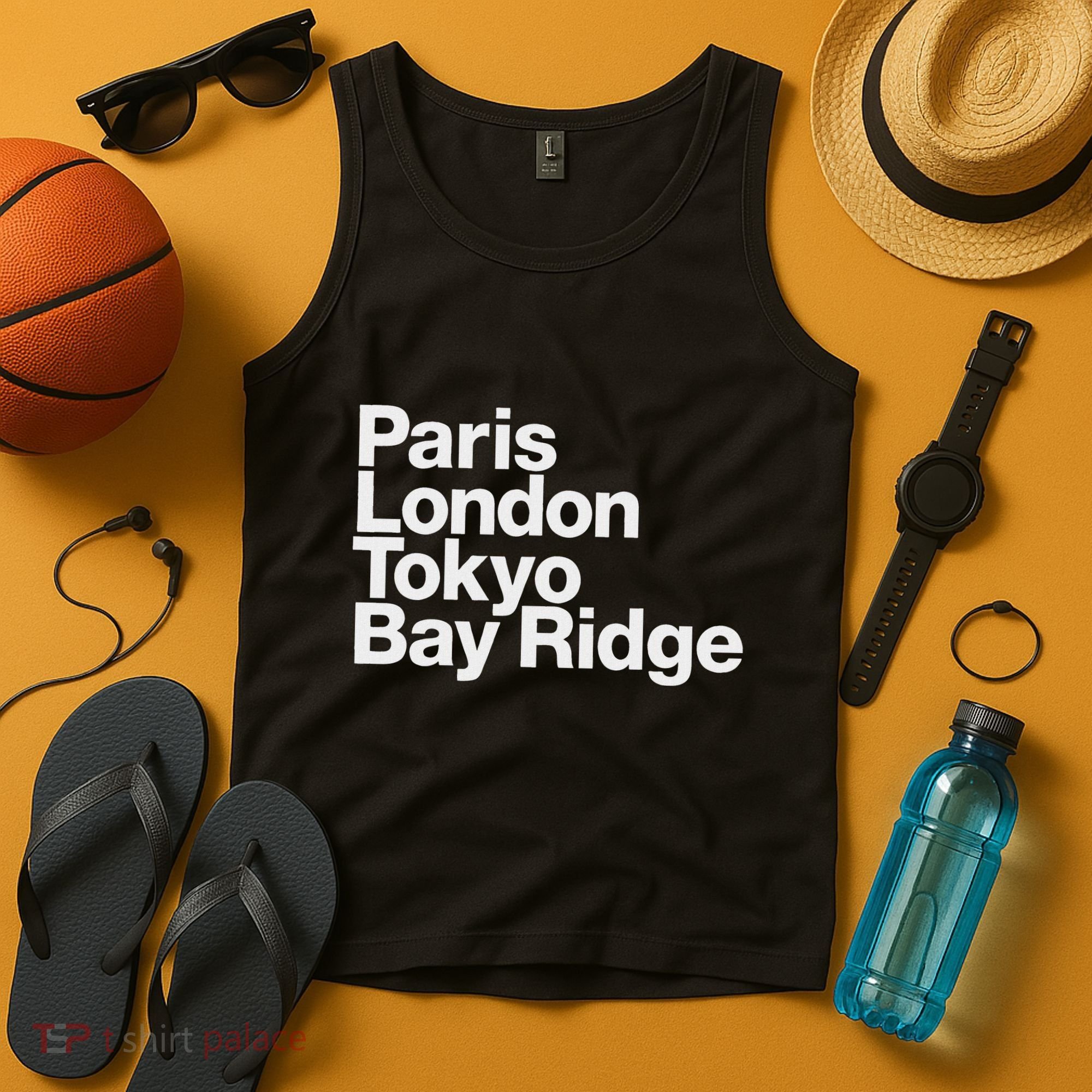 Paris London Tokyo Bay Ridge Tank Top