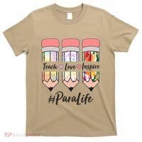 #Para Life Teach Love Inspire Cute Colorful Pencils T-Shirt thumb 0