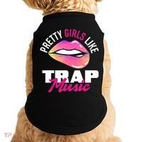 Pretty Like Trap Music Funny Hiphop Doggie Tank thumb 0