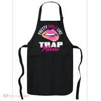 Pretty Like Trap Music Funny Hiphop Apron thumb 0