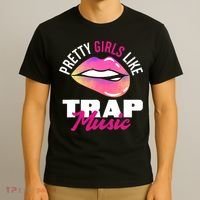 Pretty Like Trap Music Funny Hiphop T-Shirt thumb 3