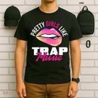 Pretty Like Trap Music Funny Hiphop T-Shirt thumb 6