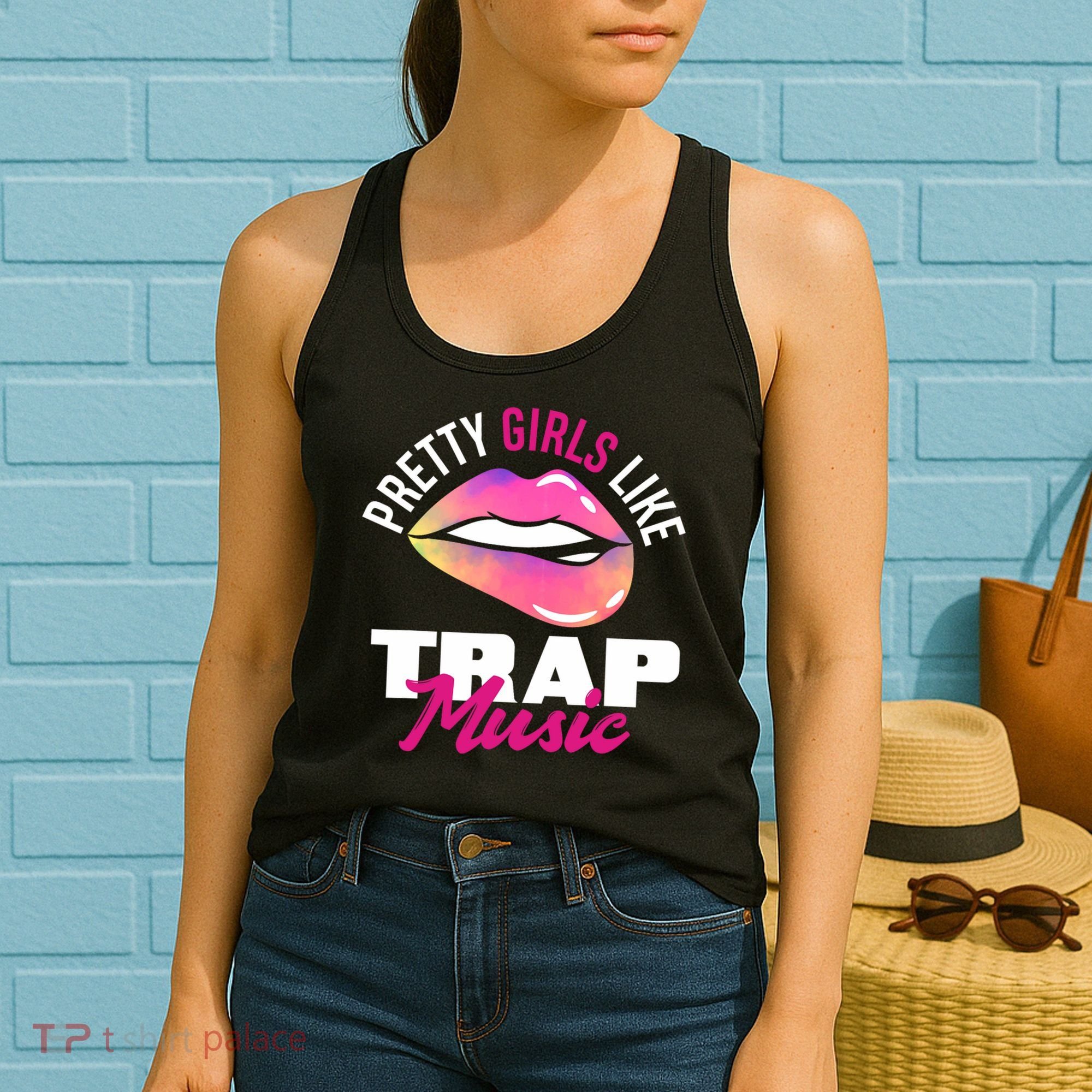 Pretty Like Trap Music Funny Hiphop Women's Tank Top