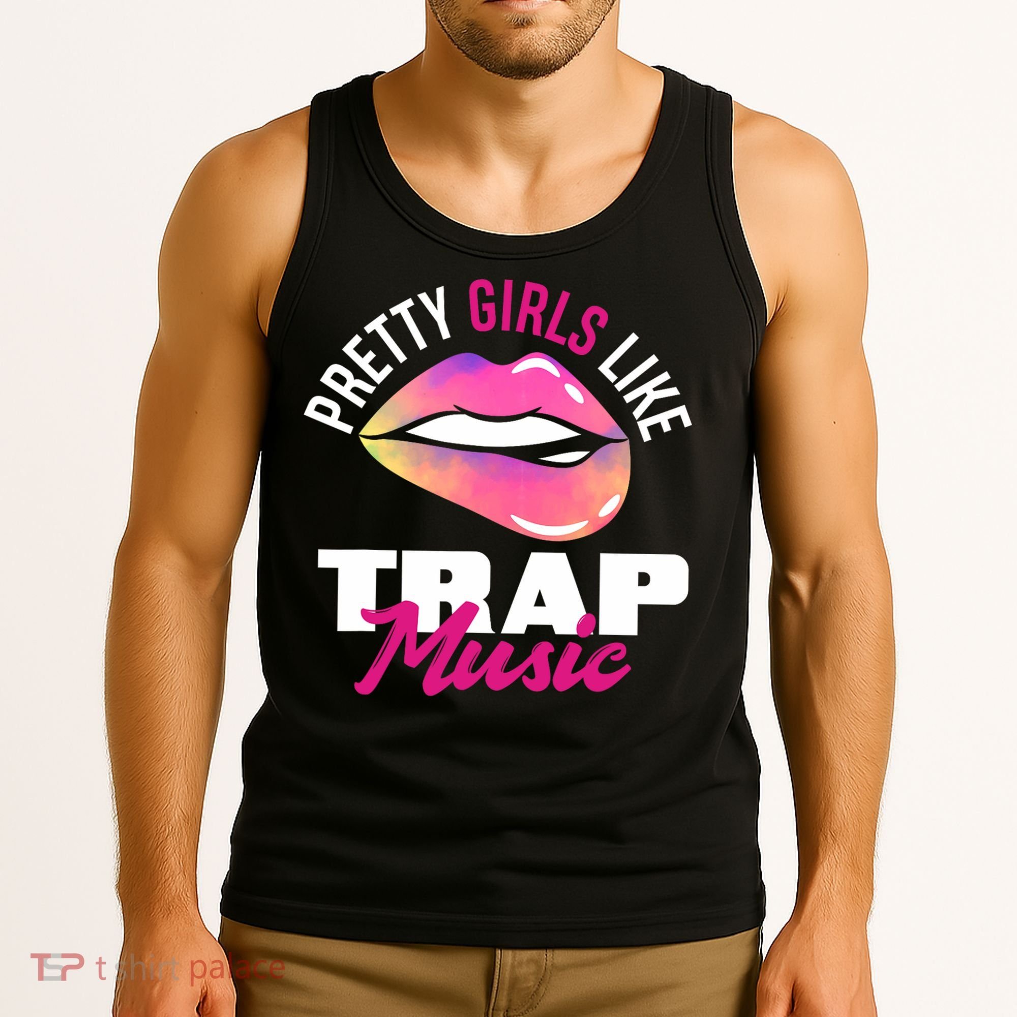 Pretty Like Trap Music Funny Hiphop Tank Top
