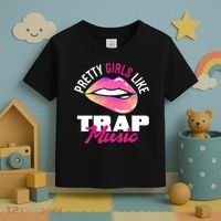 Pretty Like Trap Music Funny Hiphop Toddler T-Shirt thumb 3
