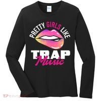 Pretty Like Trap Music Funny Hiphop Women's Long Sleeve Shirt thumb 0