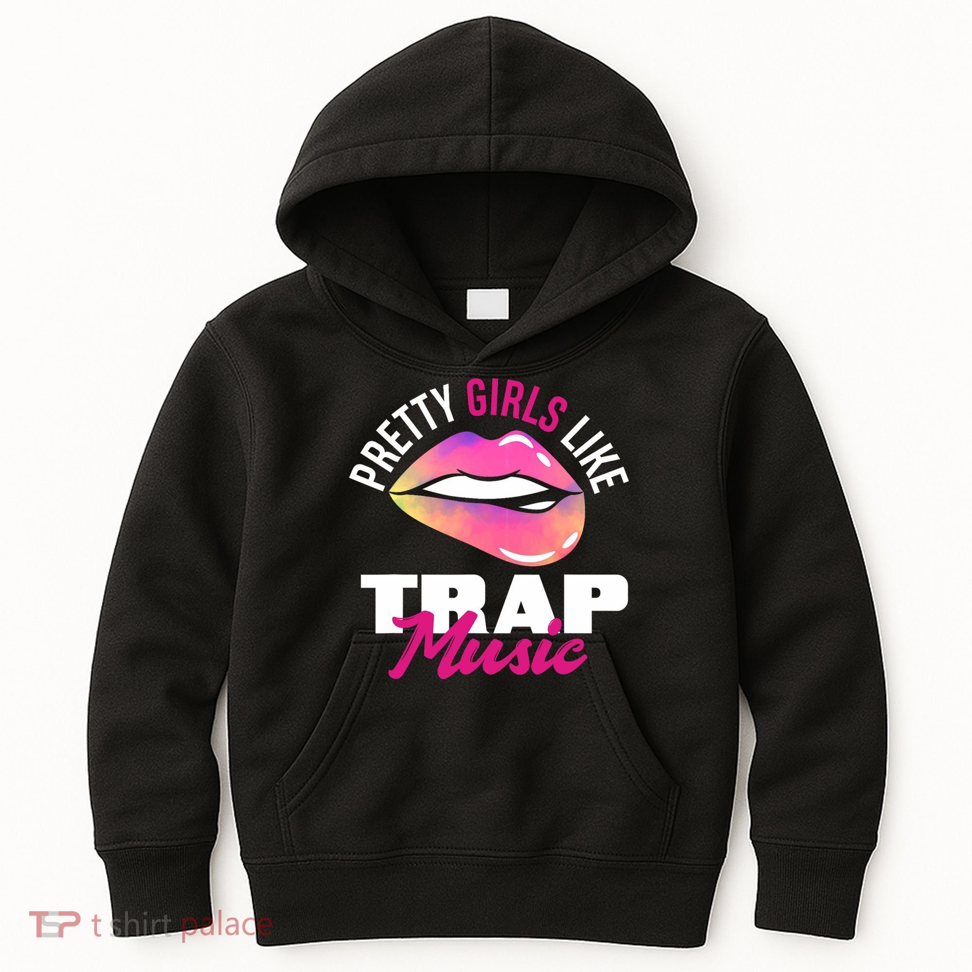 Pretty Like Trap Music Funny Hiphop Kids Hoodie