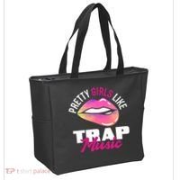 Pretty Like Trap Music Funny Hiphop Tote Bag thumb 2
