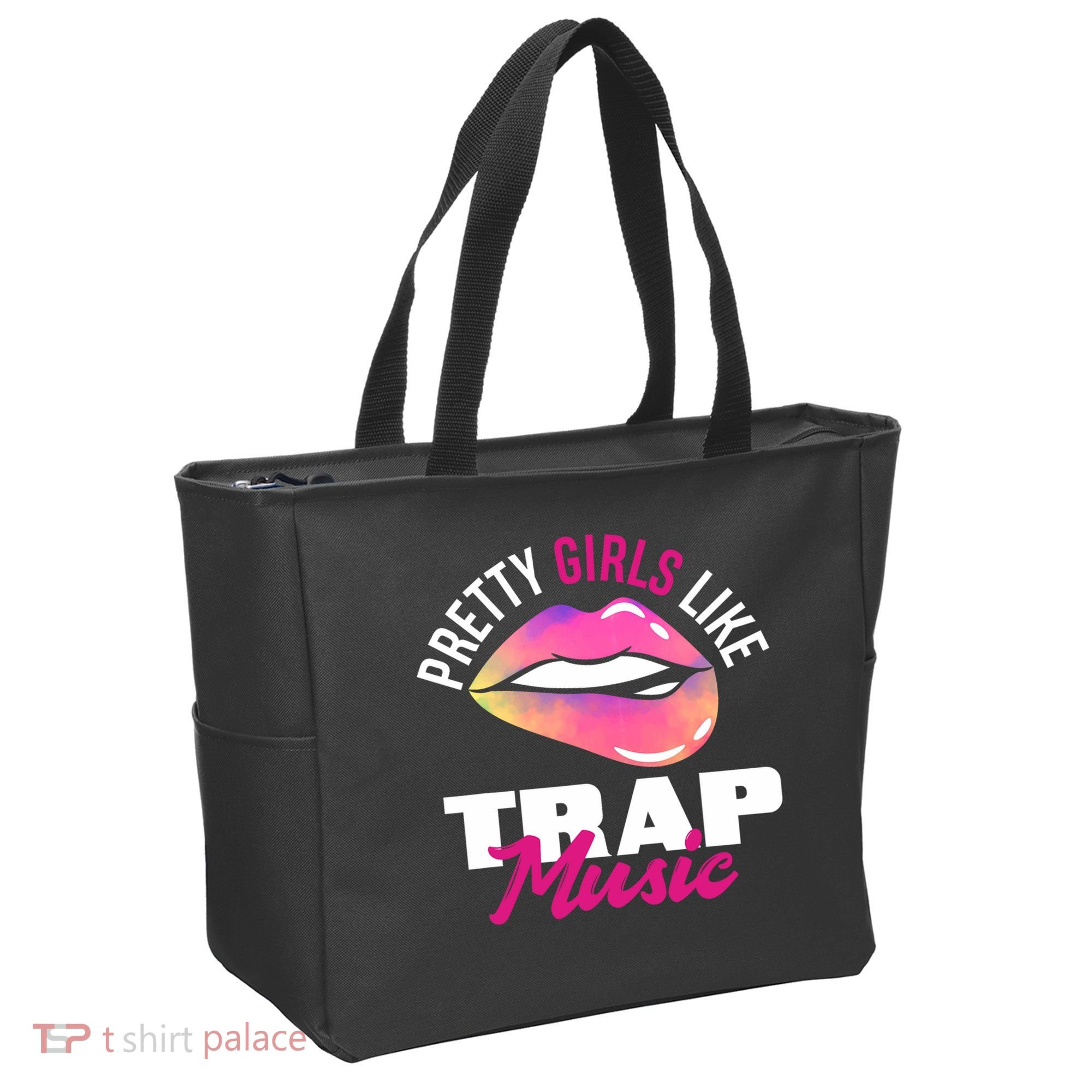 Pretty Like Trap Music Funny Hiphop Tote Bag