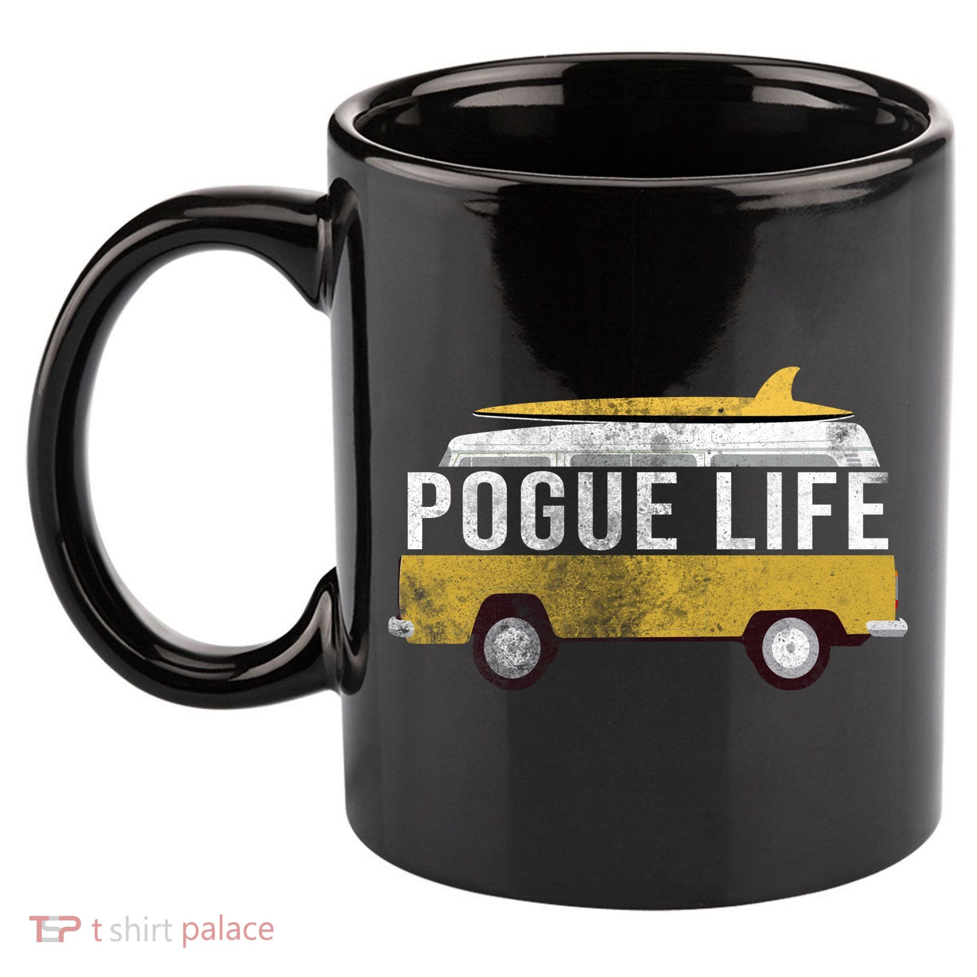 Pogue Life The Bronco 11oz C Handle Ceramic Mug