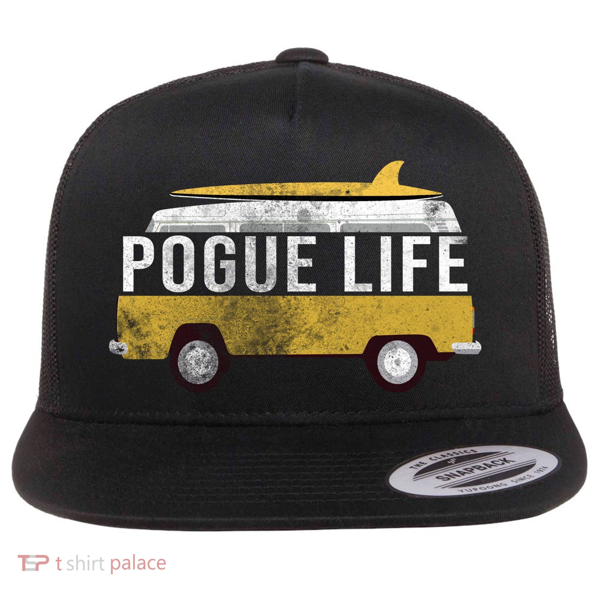 Pogue Life The Bronco Flat Bill Trucker Hat