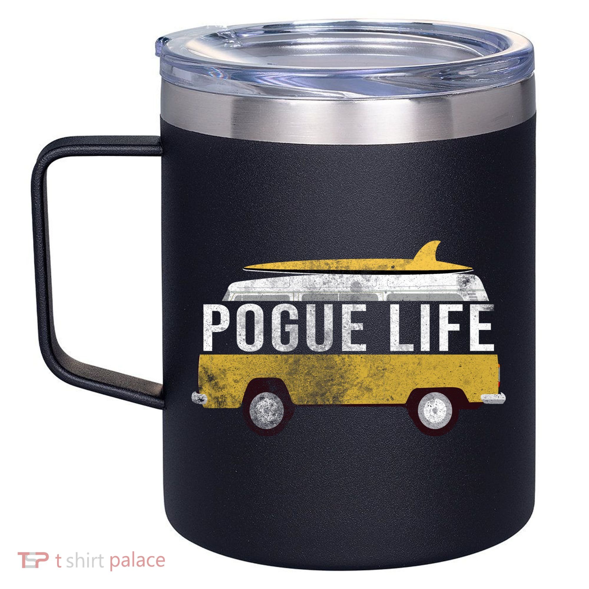 Pogue Life The Bronco 12oz Stainless Steel Coffee Mug