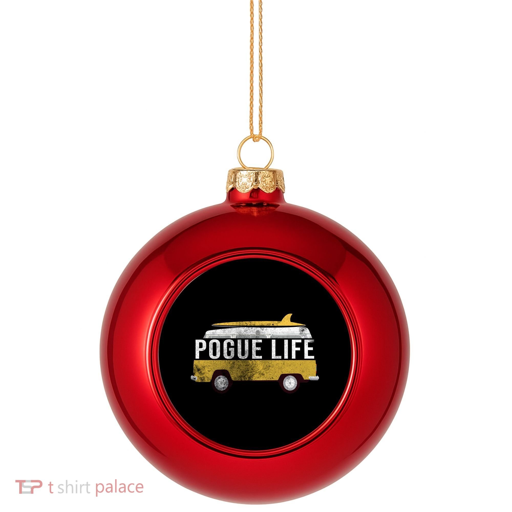 Pogue Life The Bronco Plastic Christmas Ball Ornament