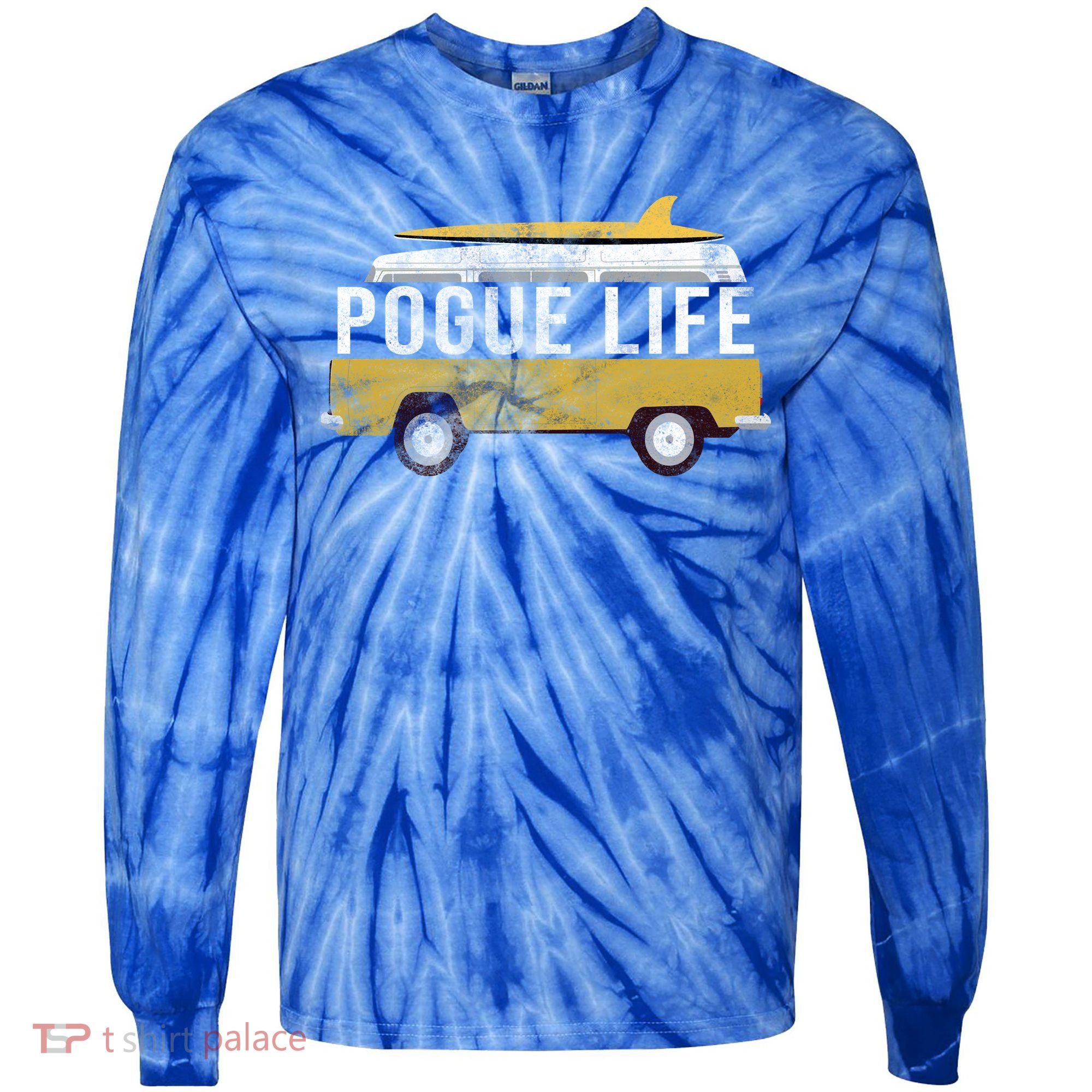 Pogue Life The Bronco Tie-Dye Long Sleeve Shirt