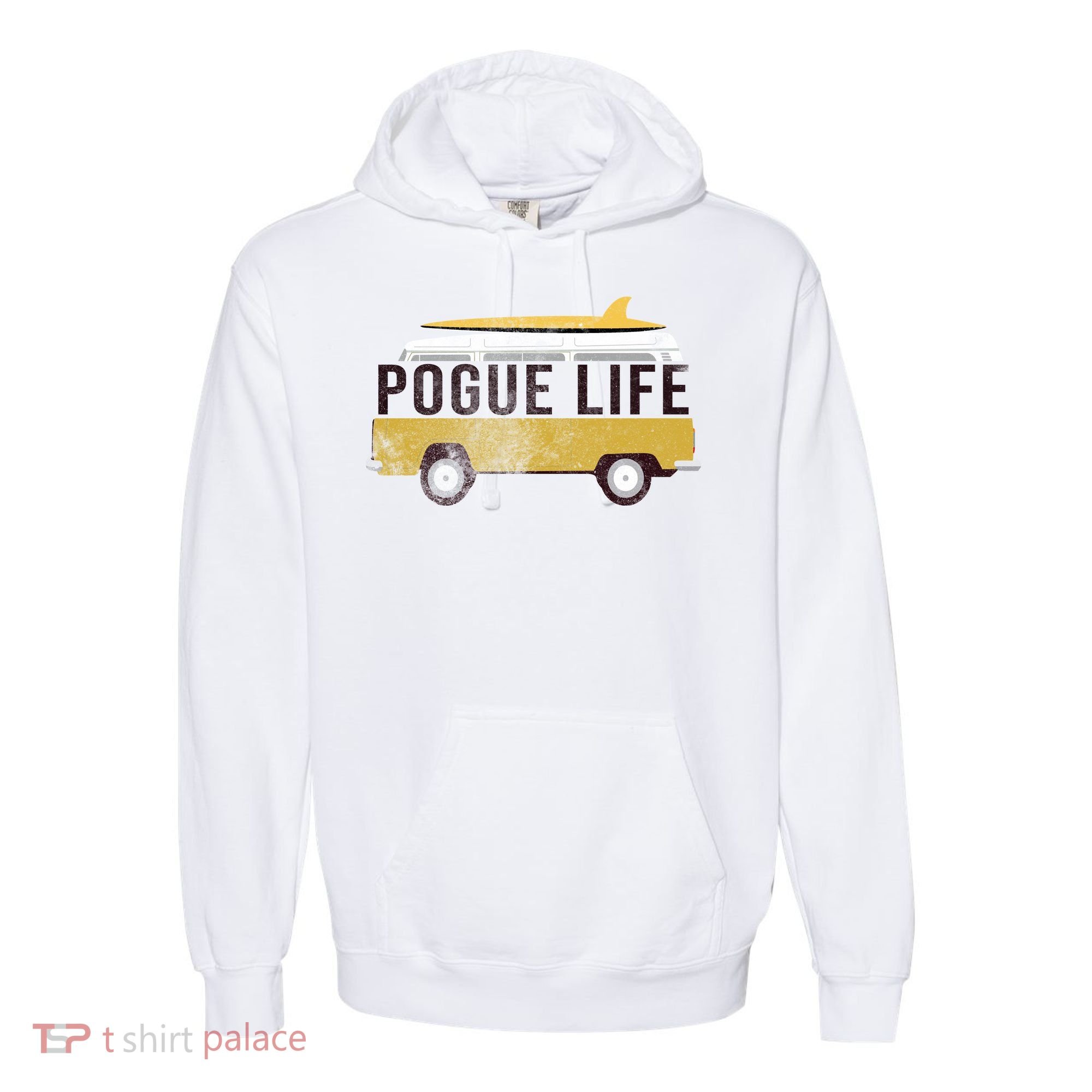 Pogue Life The Bronco Comfort Colors Garment-Dyed Hooded Sweatshirt