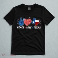 Peace Love Texas Graphic Plus Size For Dads Moms T-Shirt thumb 5