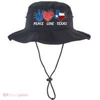 Peace Love Texas Graphic Plus Size For Dads Moms Bucket Hat thumb 0