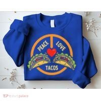 Peace Love Tacos Cinco De Mayo Mexican Fiesta Sweatshirt thumb 2