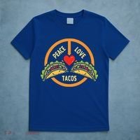 Peace Love Tacos Cinco De Mayo Mexican Fiesta T-Shirt thumb 5