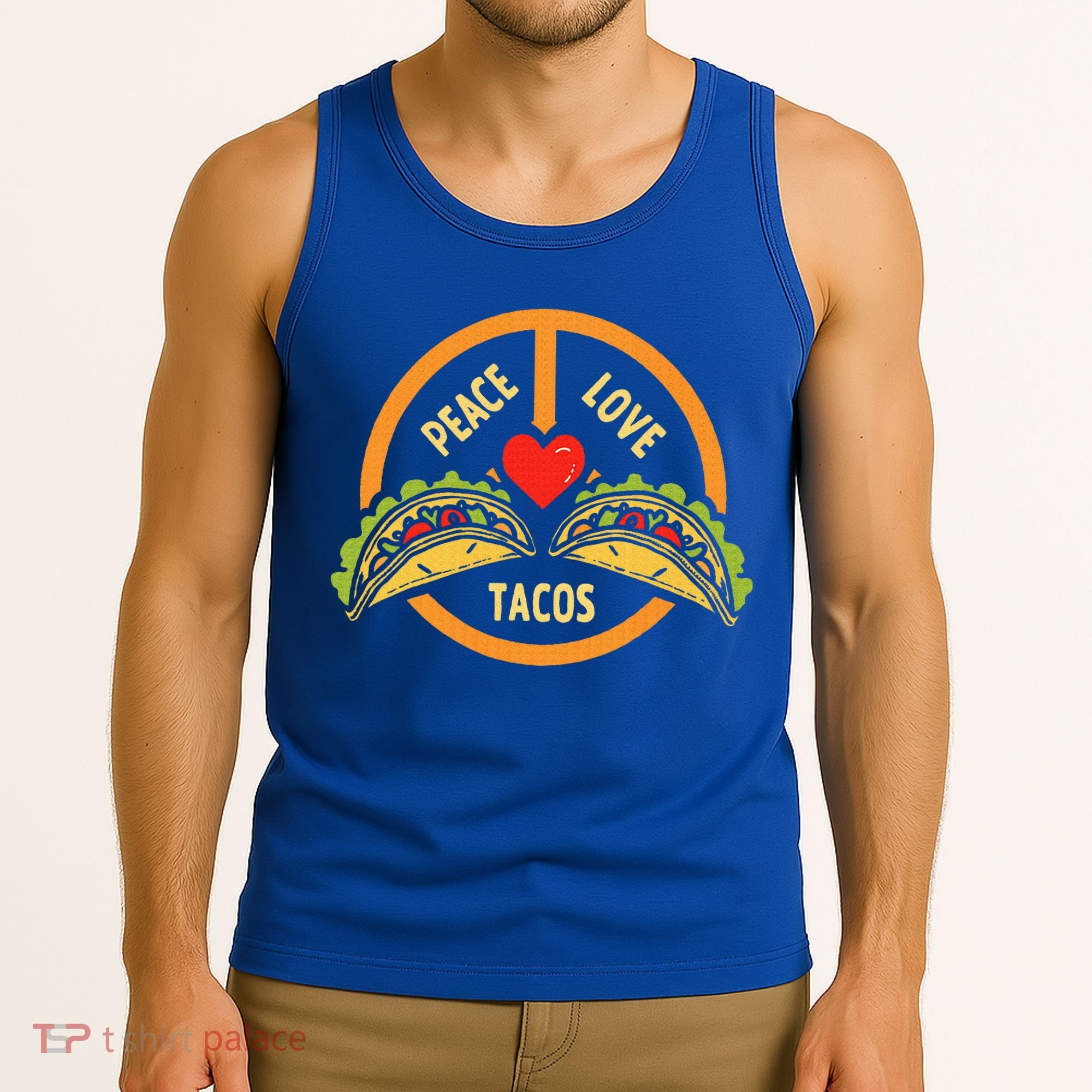 Peace Love Tacos Cinco De Mayo Mexican Fiesta Tank Top