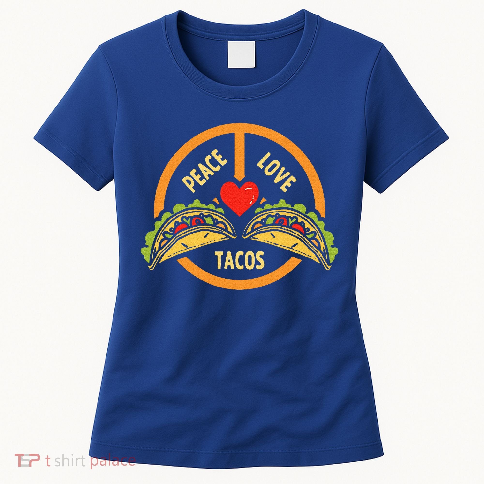 Peace Love Tacos Cinco De Mayo Mexican Fiesta Women's T-Shirt
