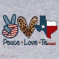 Peace Love Texas TX Texas Flag Funny City Home Roots Women's Sweatshirt thumb 2