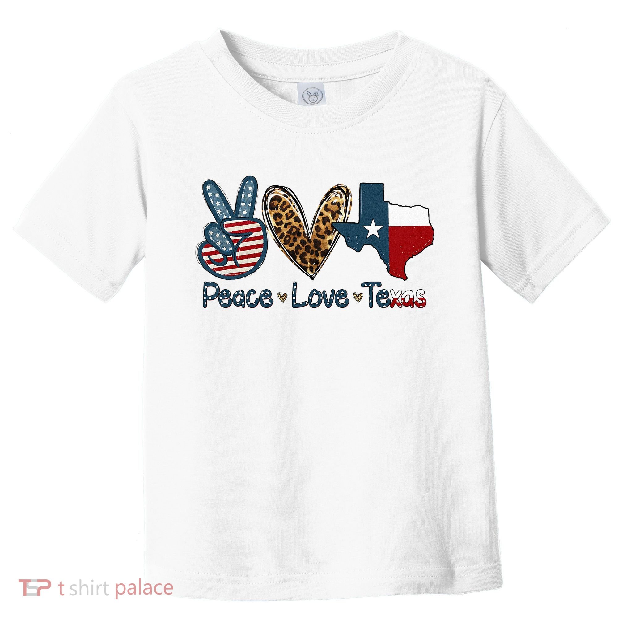 Peace Love Texas TX Texas Flag Funny City Home Roots Toddler T-Shirt
