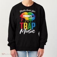 Pretty Like Trap Music Biting Lip Hip Hop Women's Sweatshirt thumb 0