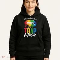 Pretty Like Trap Music Biting Lip Hip Hop Hoodie thumb 5