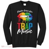Pretty Like Trap Music Biting Lip Hip Hop Sweatshirt thumb 0