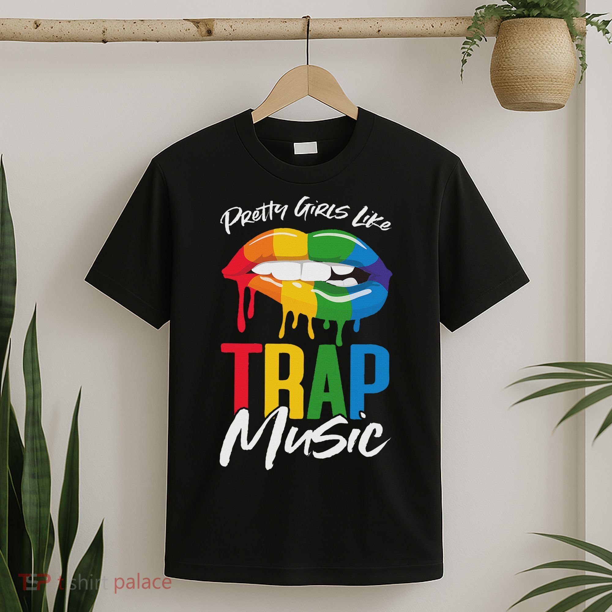 Pretty Like Trap Music Biting Lip Hip Hop T-Shirt