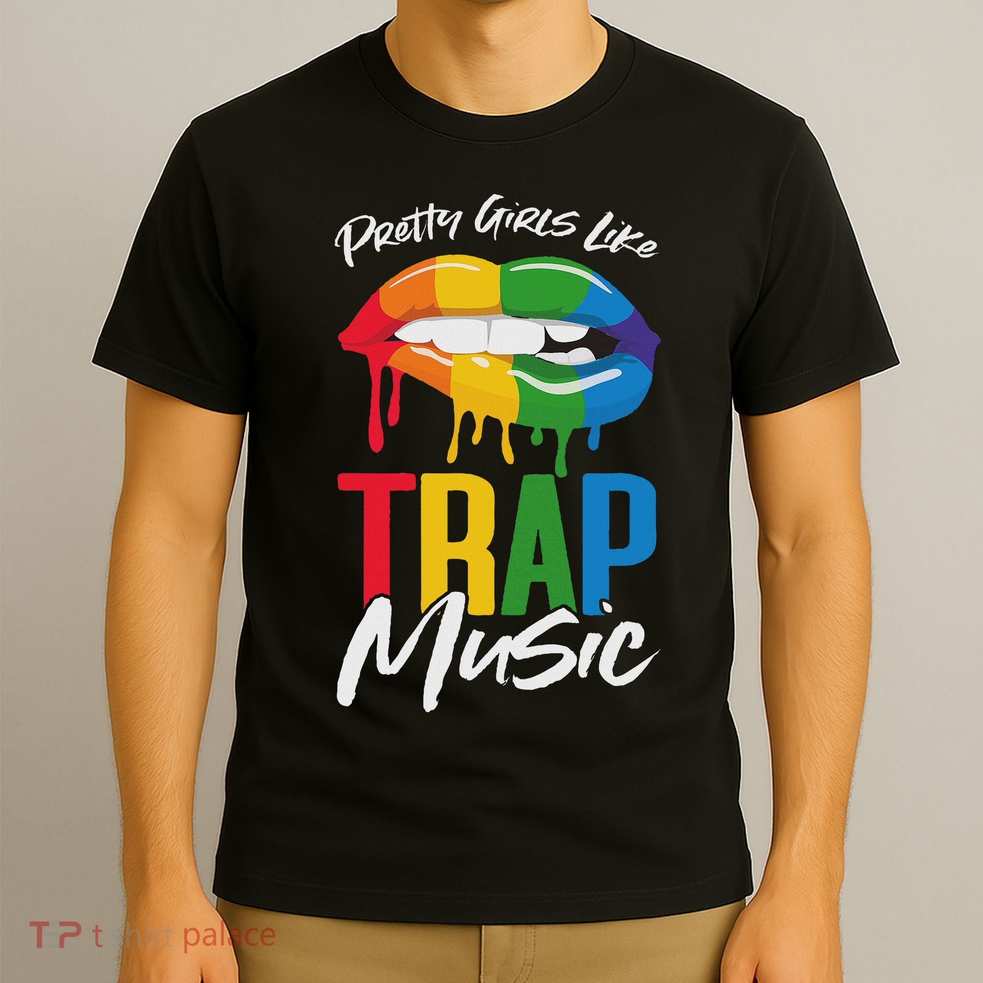 Pretty Like Trap Music Biting Lip Hip Hop T-Shirt
