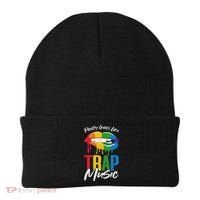 Pretty Like Trap Music Biting Lip Hip Hop Beanie thumb 0