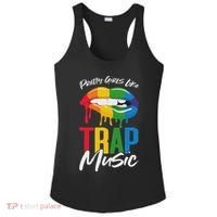 Pretty Like Trap Music Biting Lip Hip Hop Ladies PosiCharge Competitor Racerback Tank thumb 0